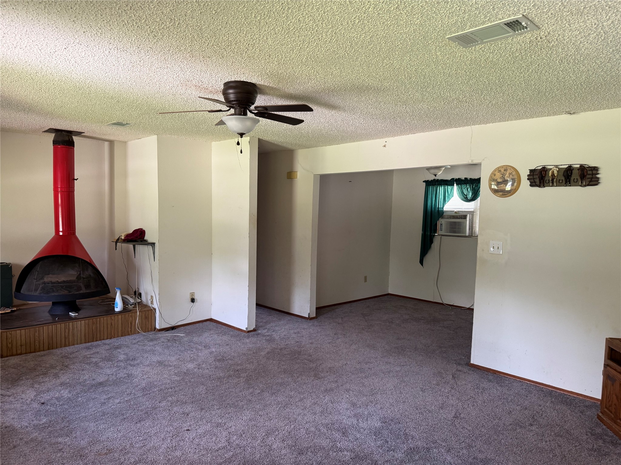 7719 County Road 233 Centerville, TX 75833 - Photo 9 of 29 Living Room and Stove Fireplace