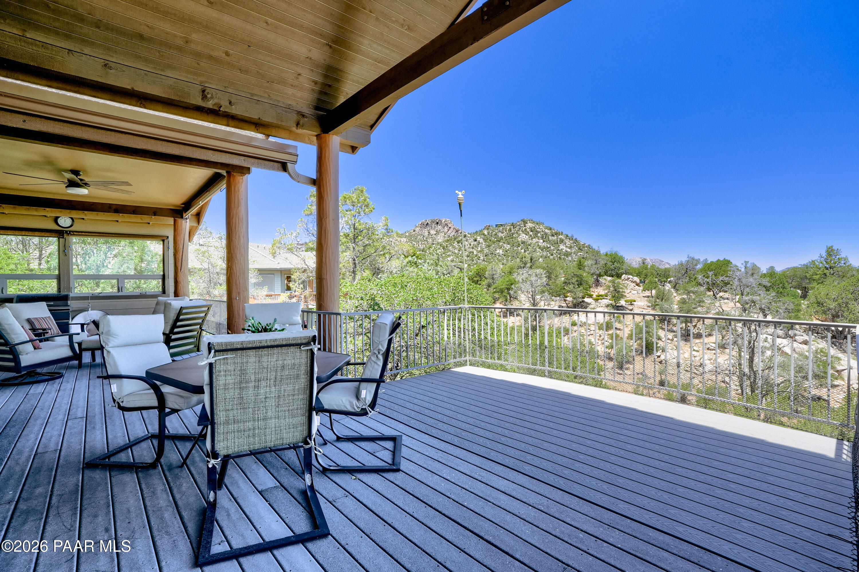 2020 Rustic Timbers Lane Prescott, AZ 86303 - Photo 14 of 62 Back Deck with Panoramic Views