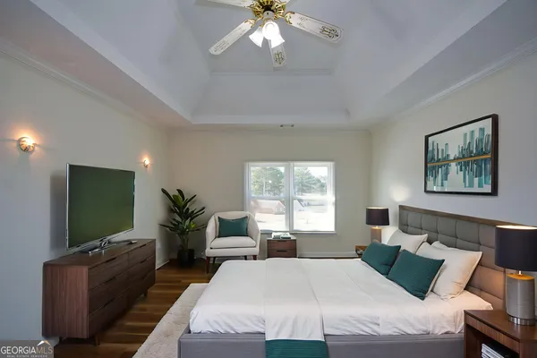 a table and chairs in a dining room