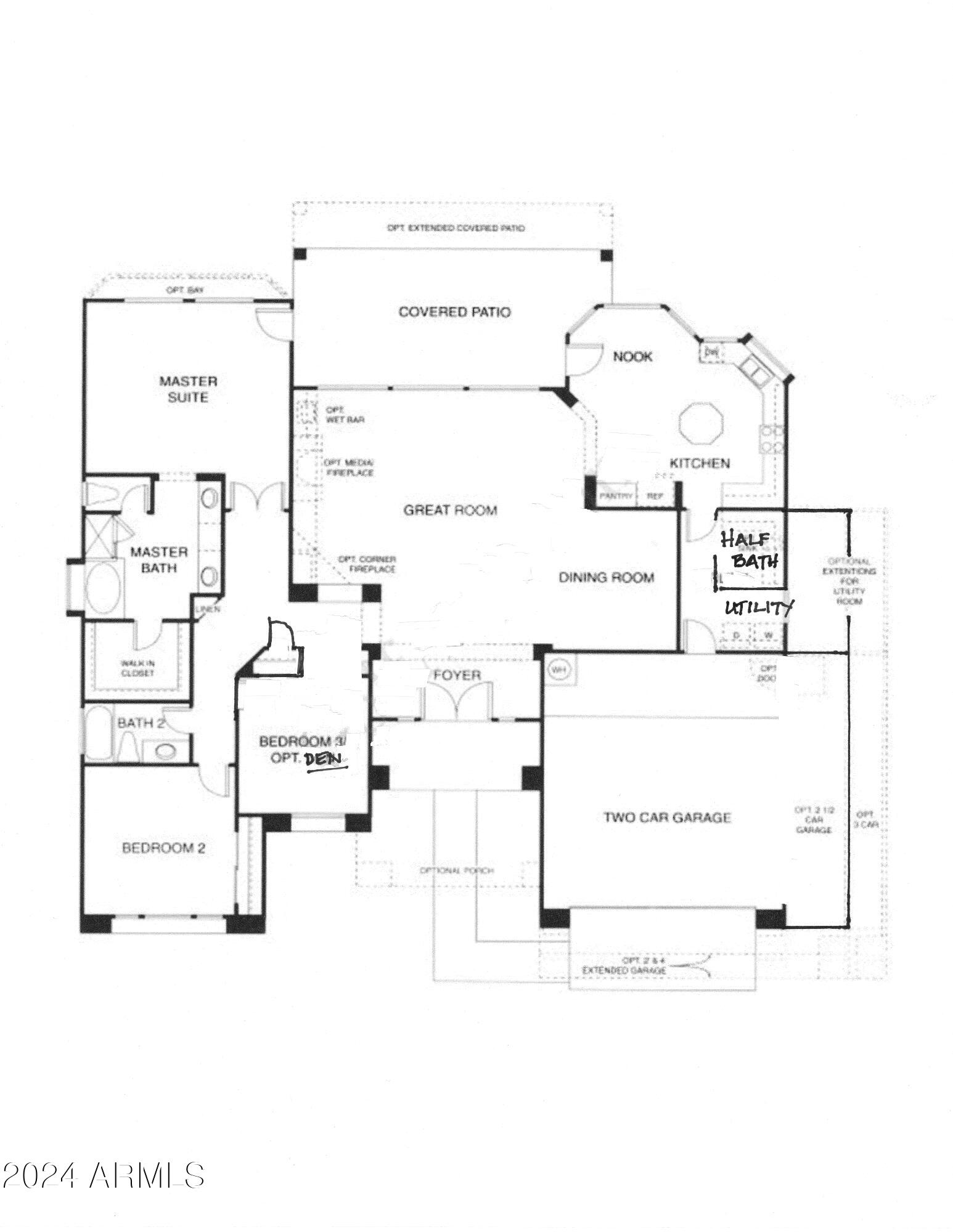 4168 East Walnut Road Gilbert, AZ 85298 - Photo 54 of 54 Dogwood Floorplan