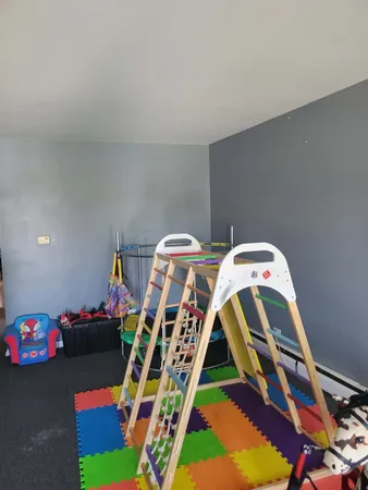 a room with musical instruments