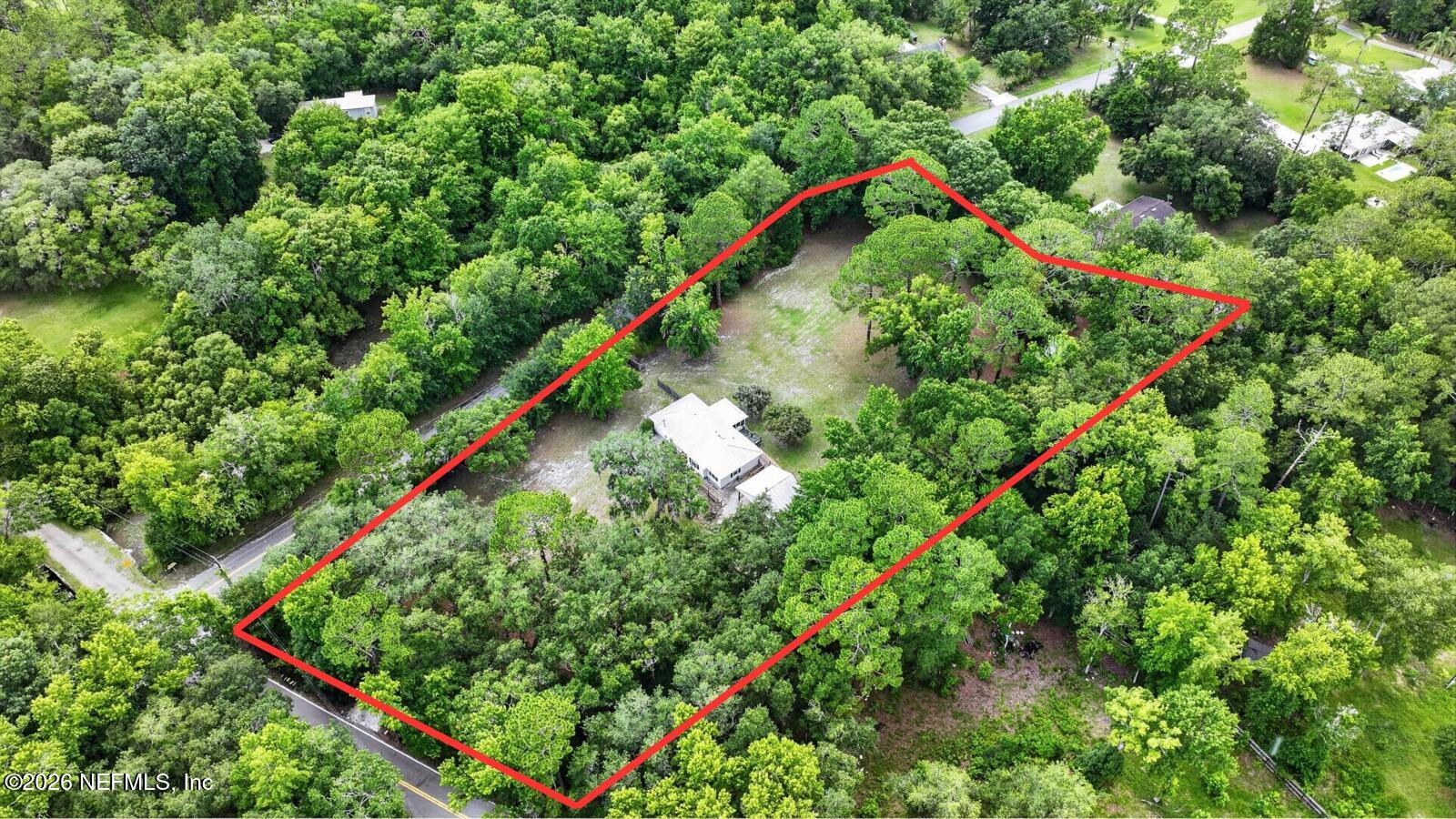 1950 Lightsey Road St. Augustine, FL 32084 - Photo 48 of 57 an aerial view of a bird bath