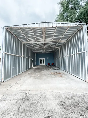 a view of a roof deck