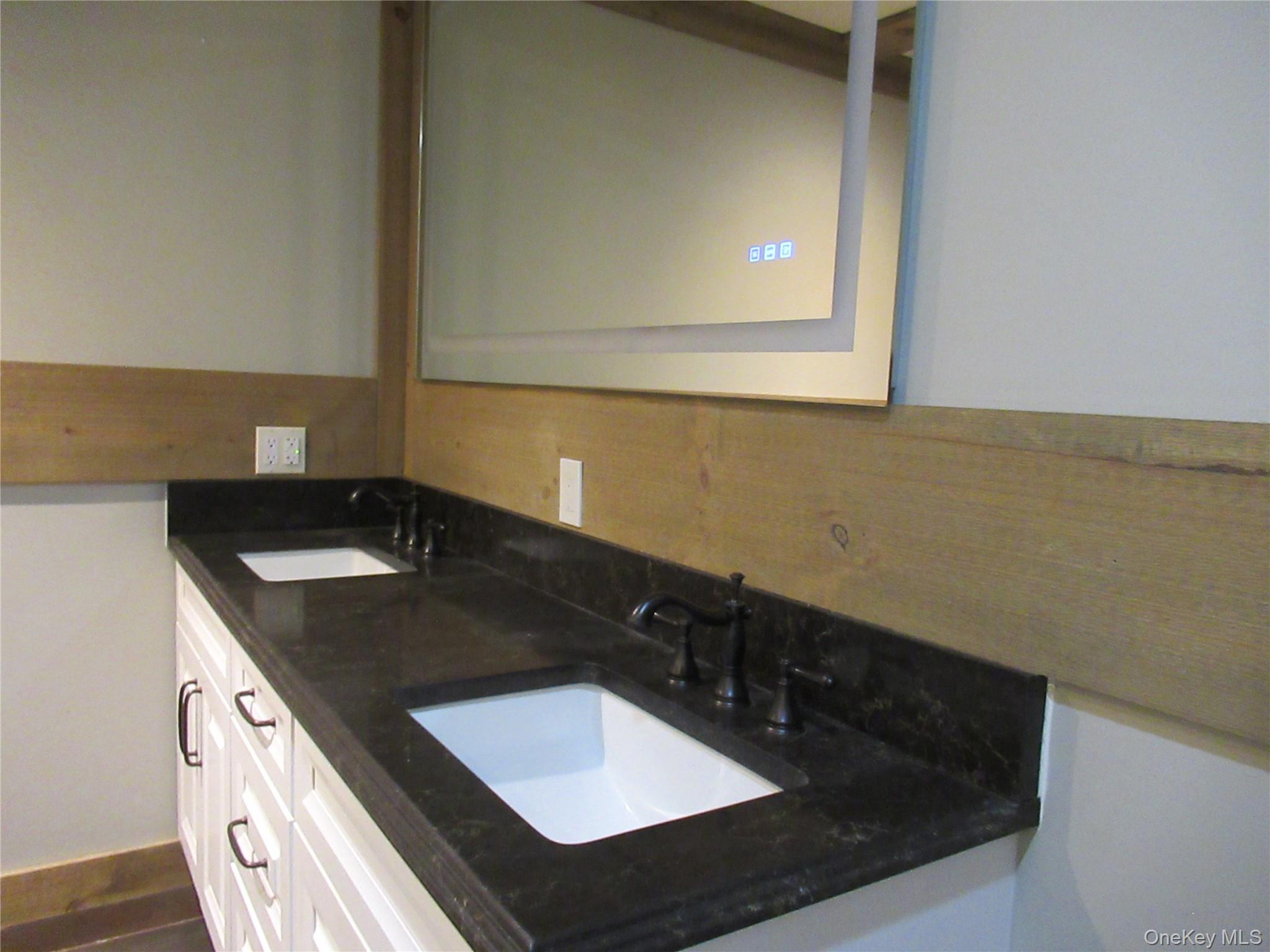 63 River Road, Unit B Pawling, NY 12564 - Photo 10 of 24 Featuring double vanity, smart defogging mirror