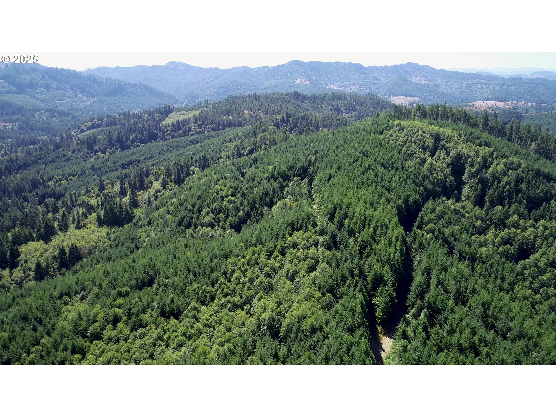 a open area with mountains in the background