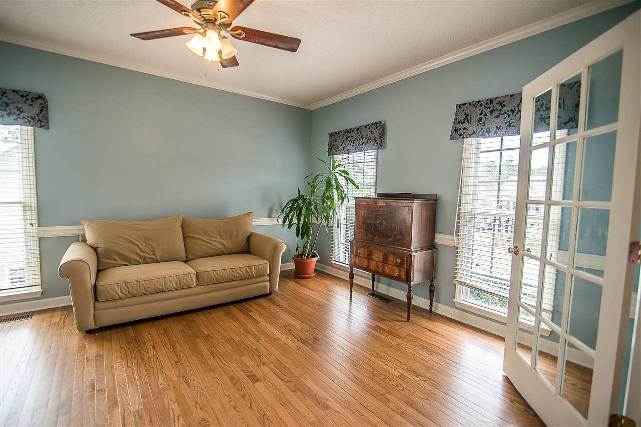 5204 Camfirth Way Raleigh, NC 27613 - Photo 7 of 21 Formal living room is wired for a home office! Close the french doors for a quiet retreat. Living Room
