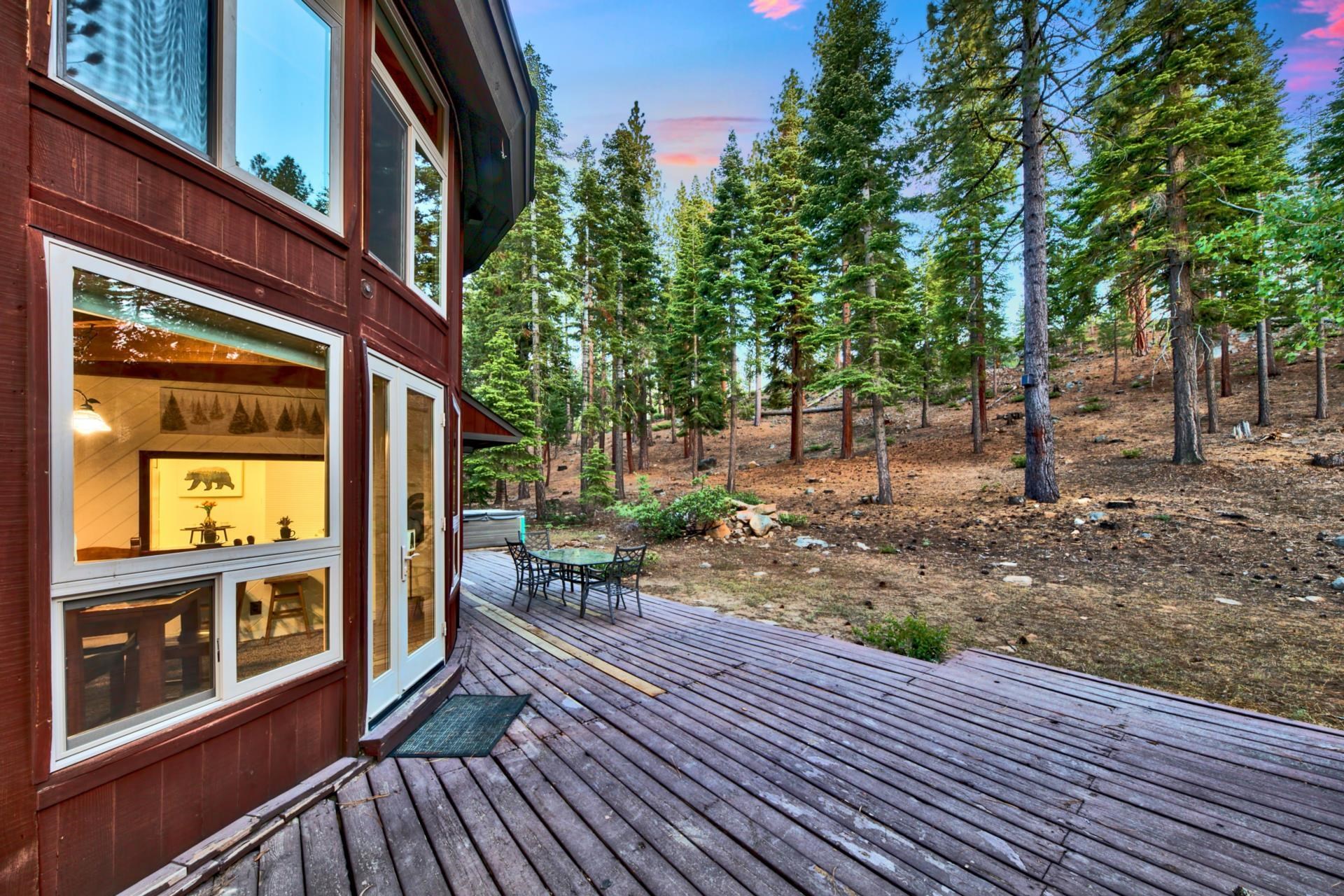 1625 Deer Path Truckee, CA 96161 - Photo 25 of 28 a view of a house with backyard and sitting area