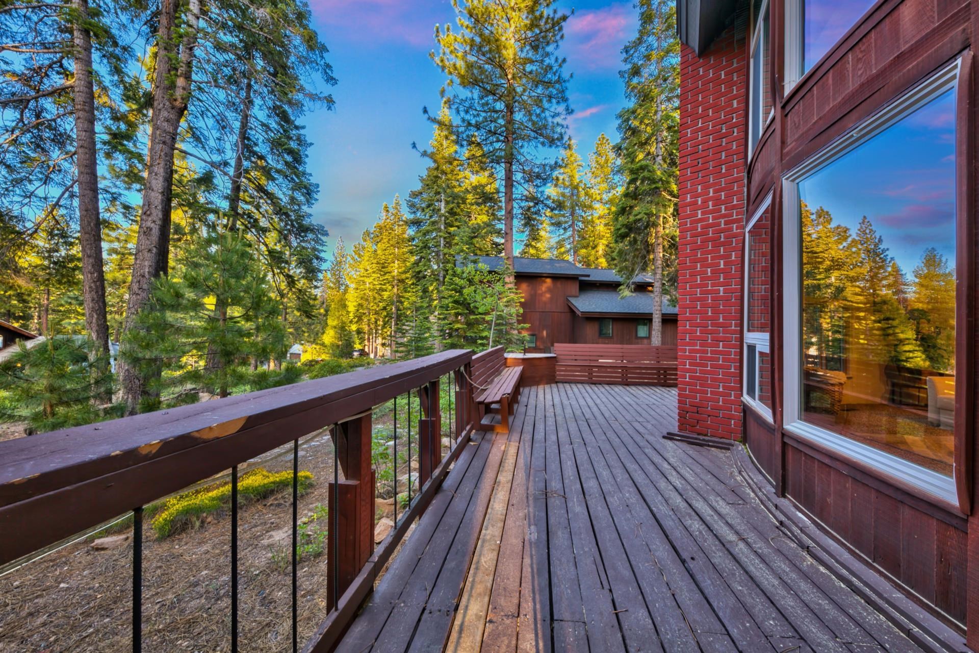 1625 Deer Path Truckee, CA 96161 - Photo 27 of 28 a balcony with wooden floor and outdoor seating
