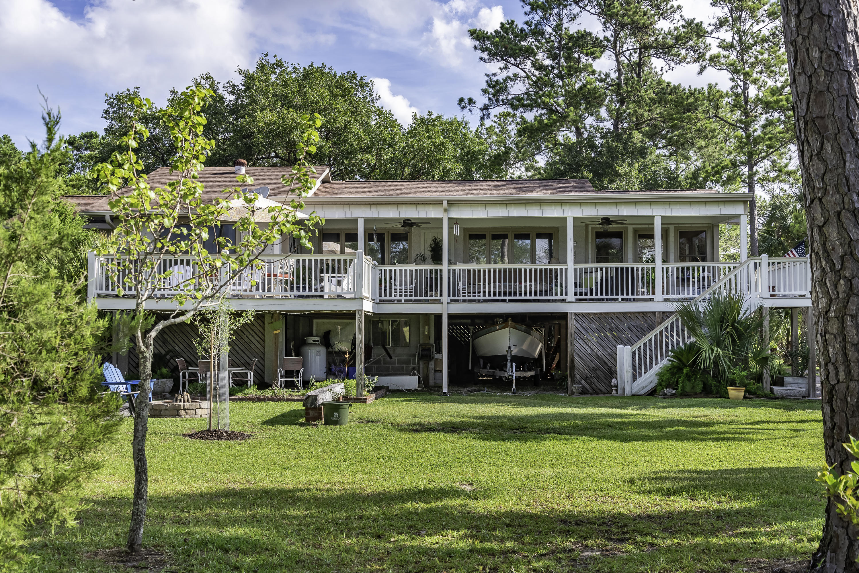 1402 Marshwind Island Road Awendaw, SC 29429 - Photo 16 of 33 Expansive decks overlooking the water