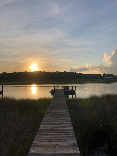 1402 Marshwind Island Road Awendaw, SC 29429 - Photo 31 of 33 Sunrise from private dock
