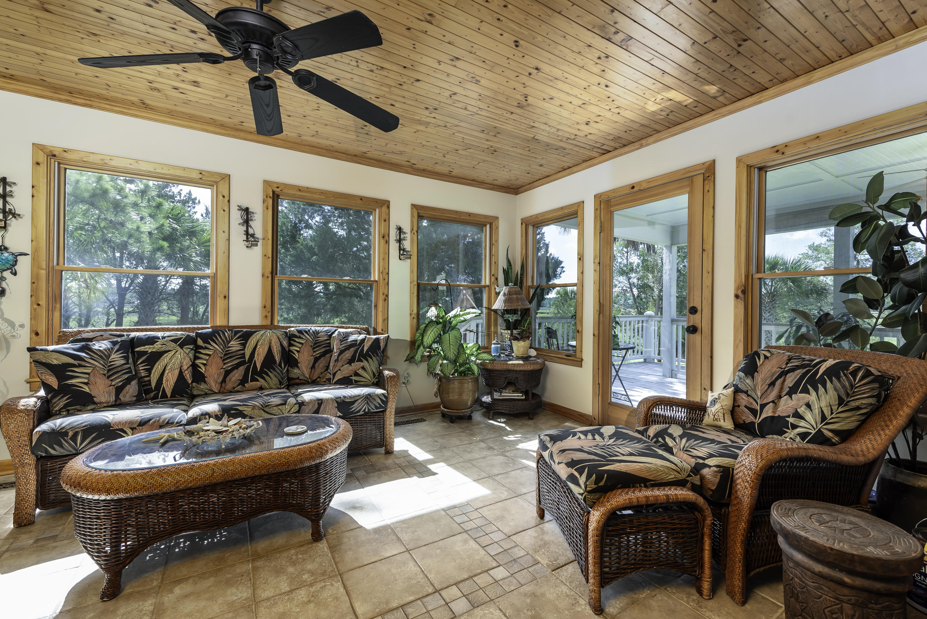 1402 Marshwind Island Road Awendaw, SC 29429 - Photo 5 of 33 Remodeled sunroom