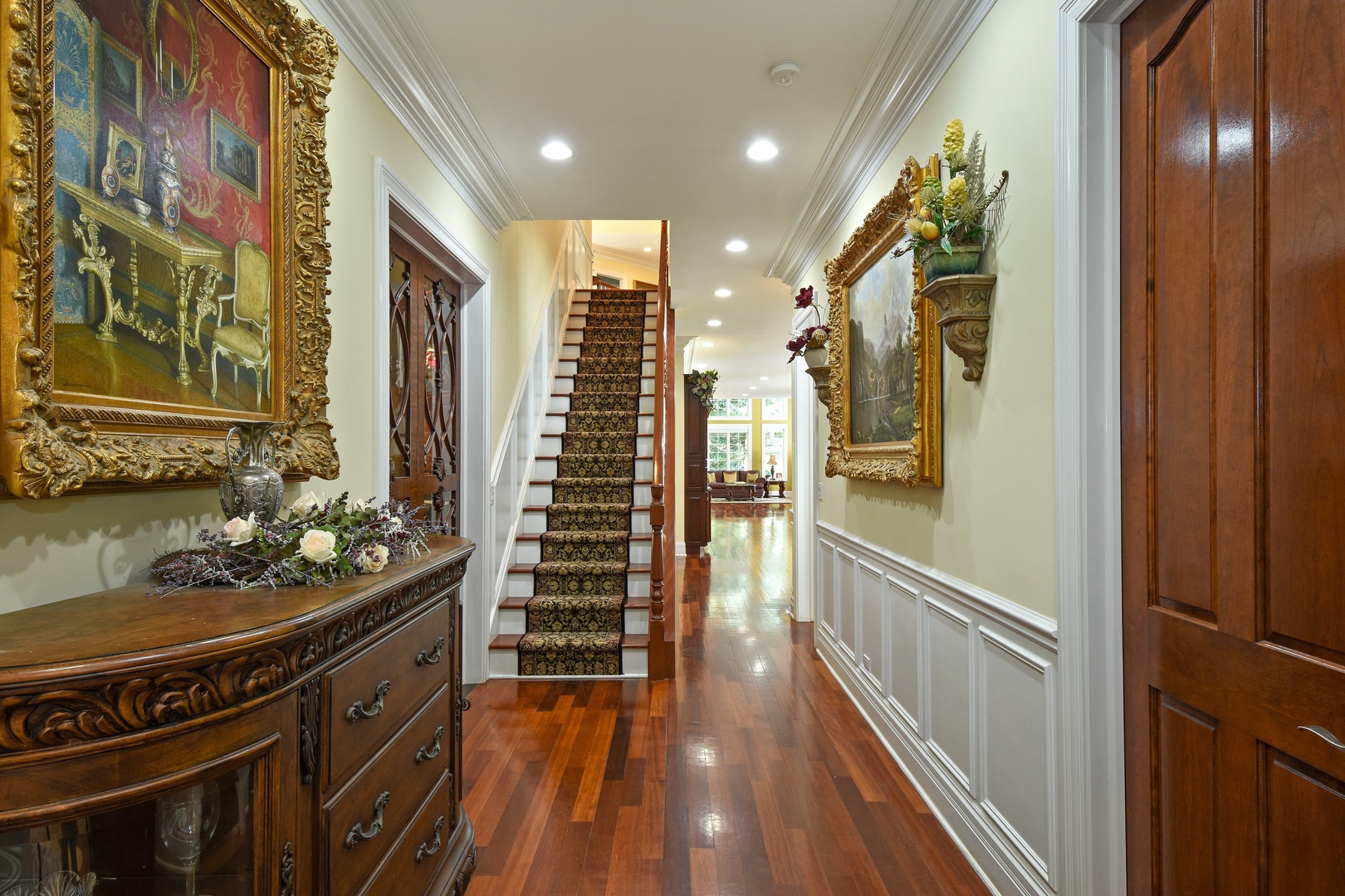 595 Plum Tree Road Barrington Hills, IL 60010 - Photo 32 of 46 a view of a kitchen with stainless steel appliances a stove and a refrigerator