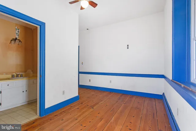 a view of wooden floor