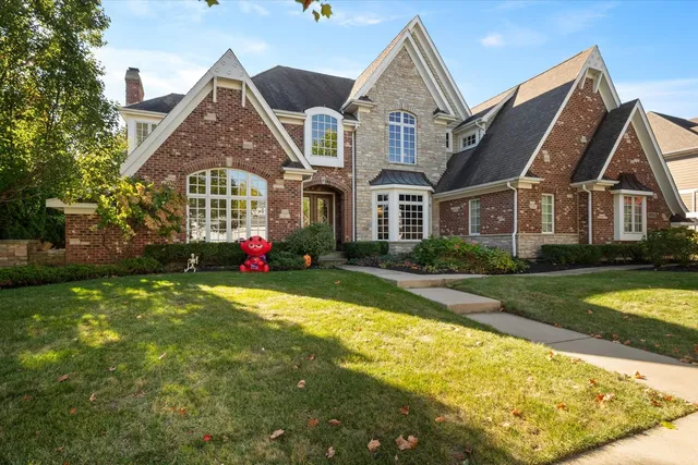 front view of house with a yard