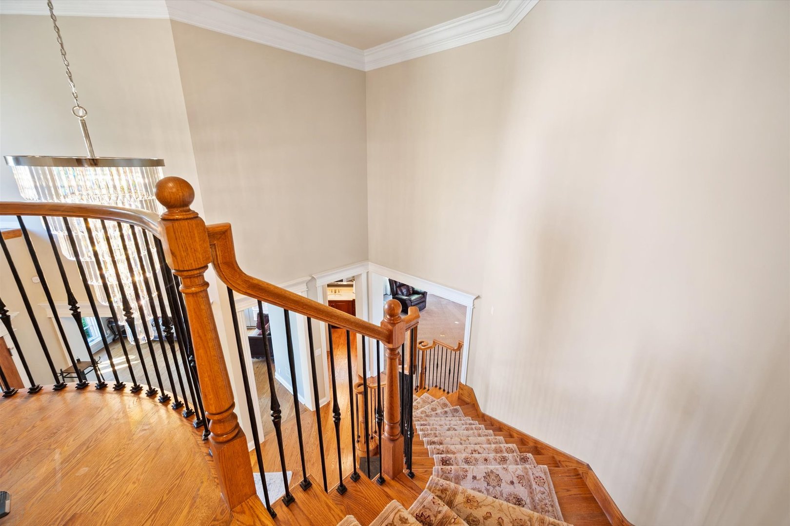39W821 South Hathaway Lane Geneva, IL 60134 - Photo 18 of 54 a view of staircase with wooden floor