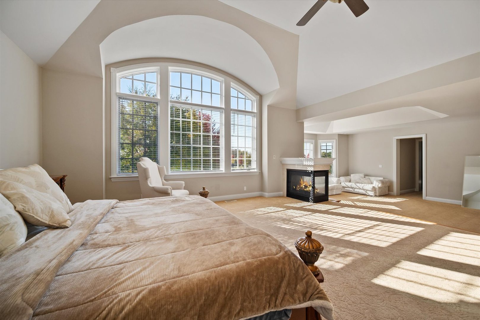 39W821 South Hathaway Lane Geneva, IL 60134 - Photo 21 of 54 a spacious bedroom with a bed and a window
