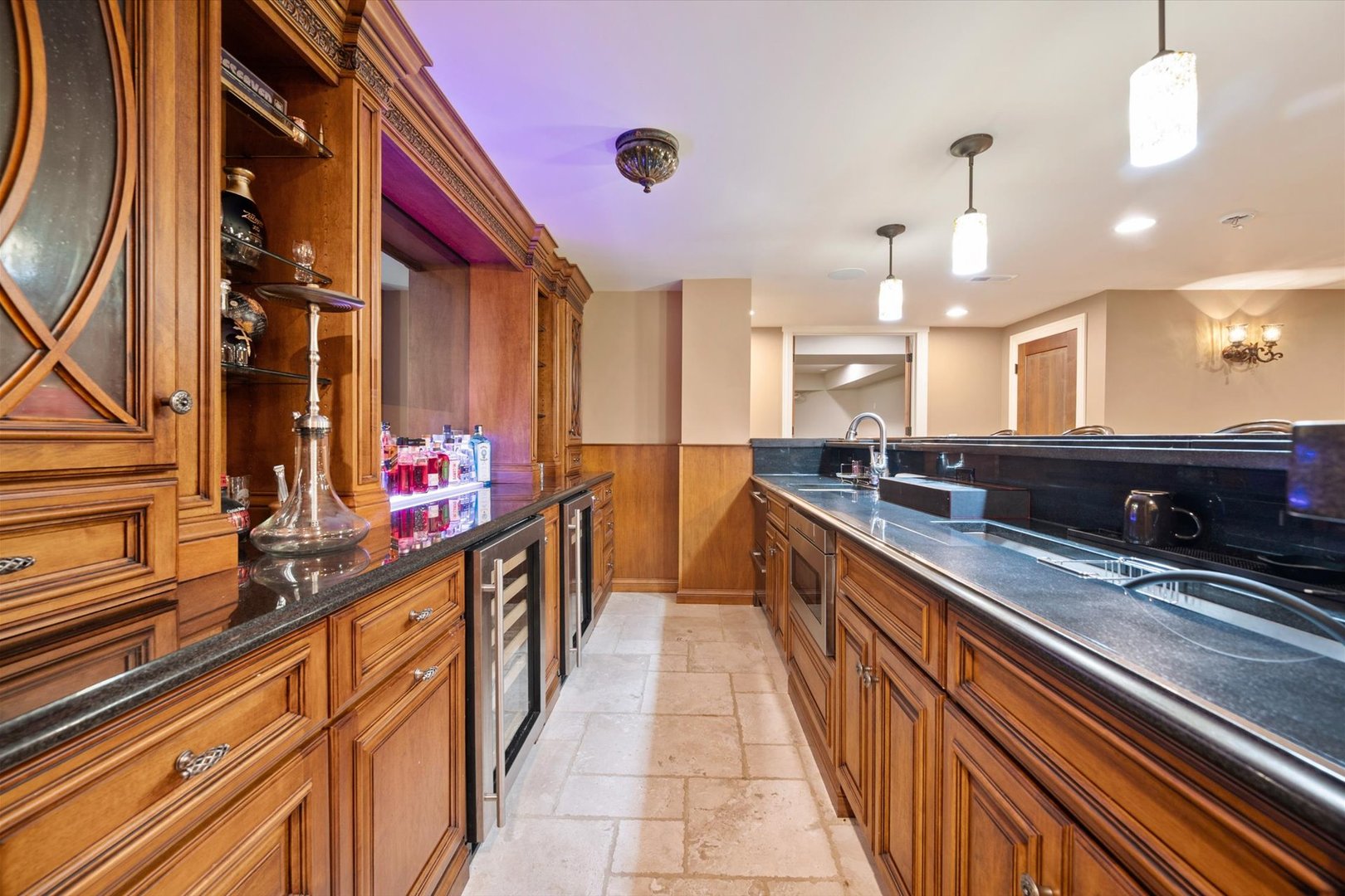 39W821 South Hathaway Lane Geneva, IL 60134 - Photo 39 of 54 a large kitchen with stainless steel appliances a large counter top a stove and a refrigerator