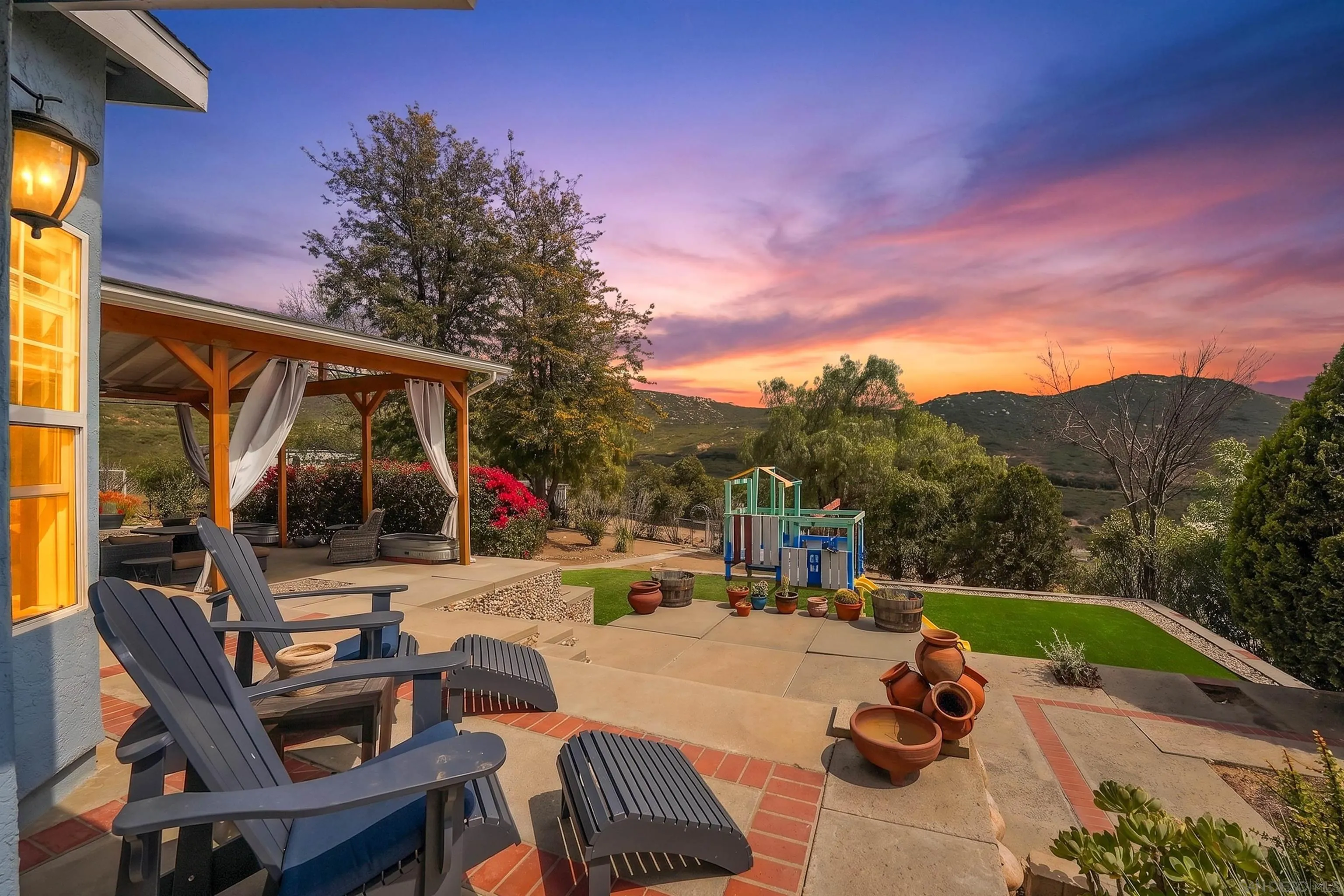 24563 Del Amo Road Ramona, CA 92065 - Photo 5 of 59 a view of swimming pool with seating area and furniture