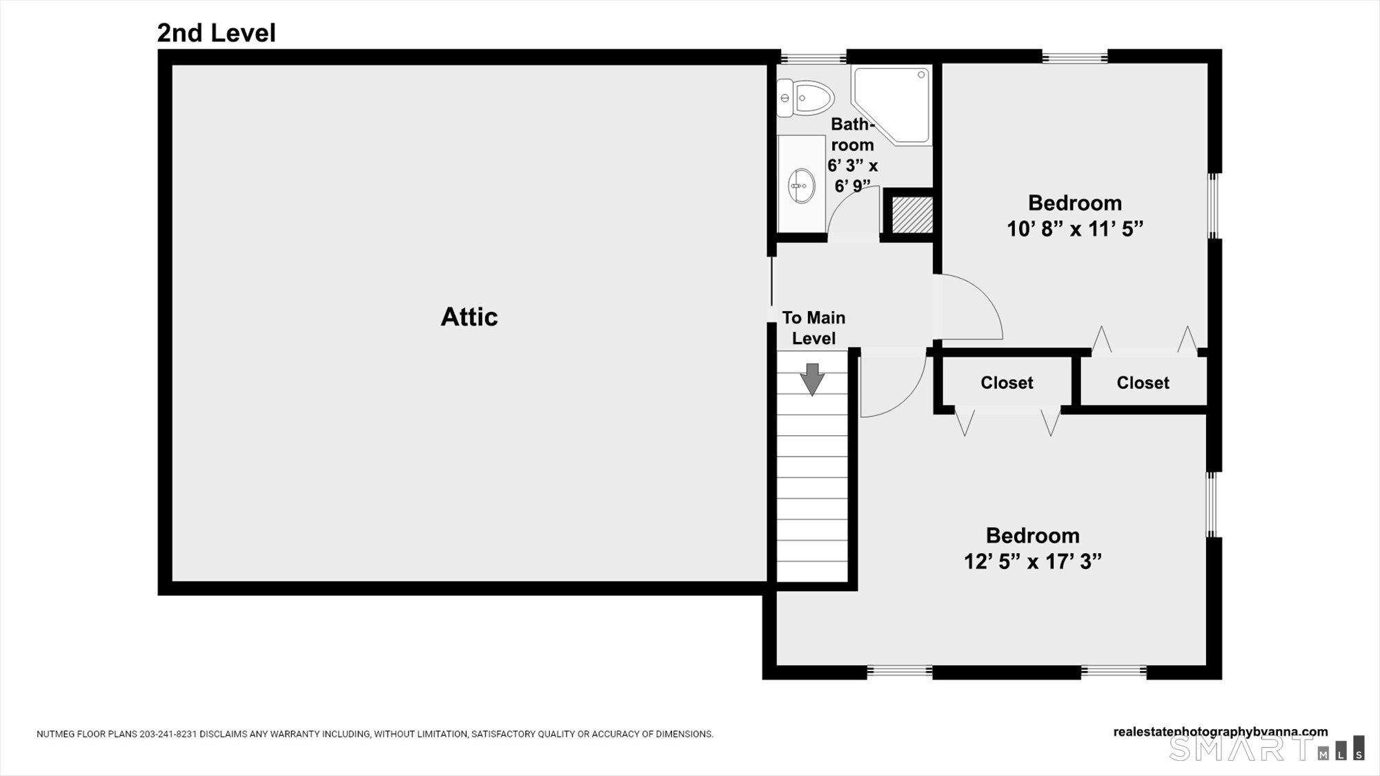 94 Ascolese Road Trumbull, CT 06611 - Photo 33 of 34 Spacious upper level floor plan with full bath and two bedrooms.