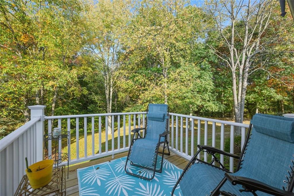 747 Achortown Road Beaver Falls, PA 15010 - Photo 21 of 28 a view of a chair and table on the deck