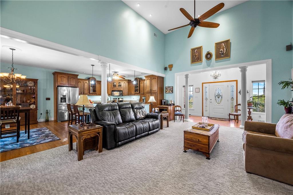 747 Achortown Road Beaver Falls, PA 15010 - Photo 6 of 28 a living room with furniture and wooden floor