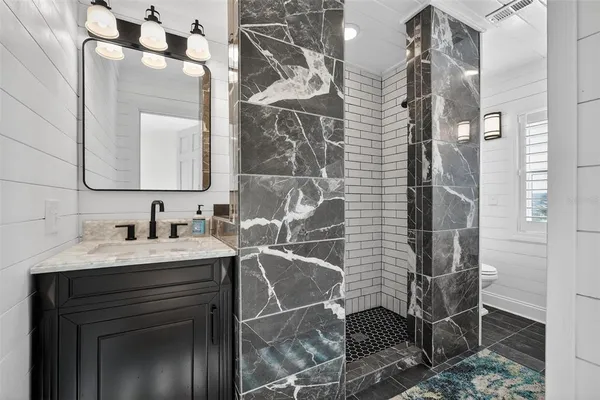 a view of an ocean beach