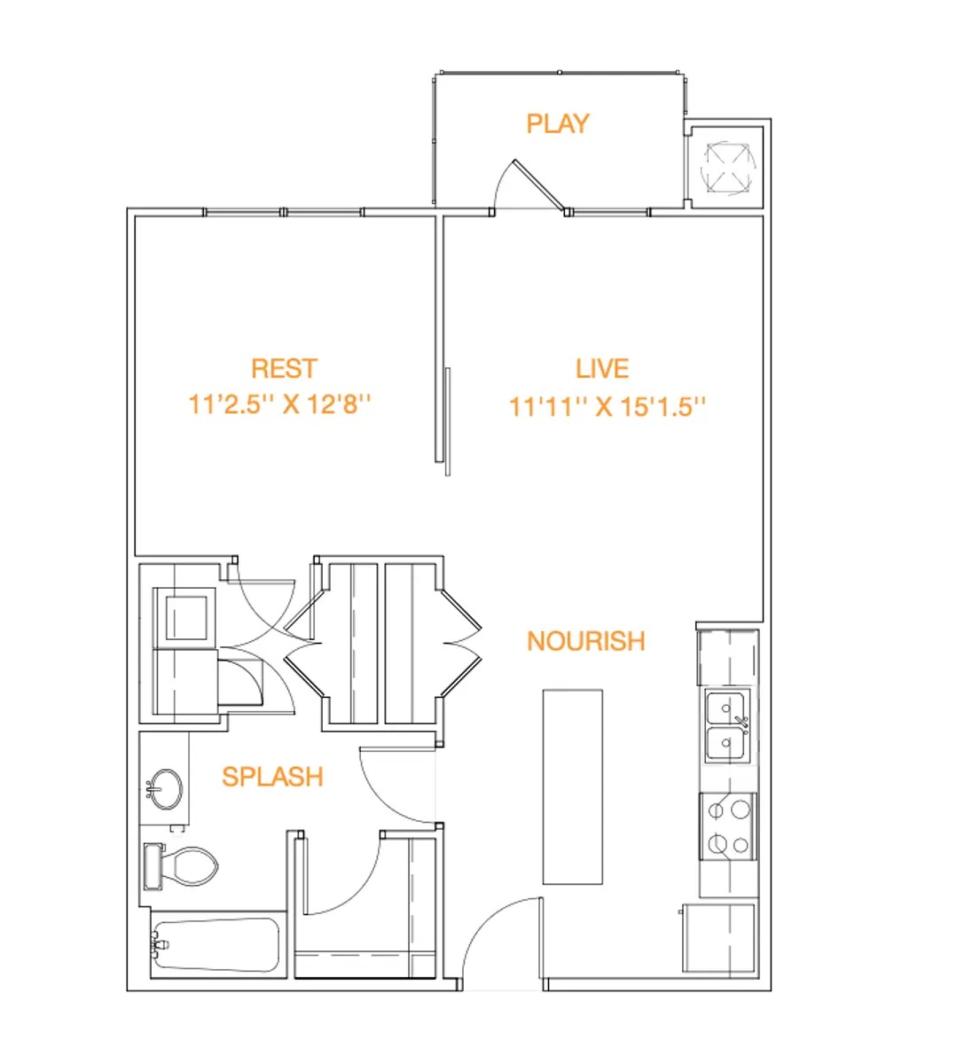 7200 Easy Wind Drive, Unit 1144 Austin, TX 78752 - Photo 2 of 20 Up to 10 Weeks FREE!
*on select units