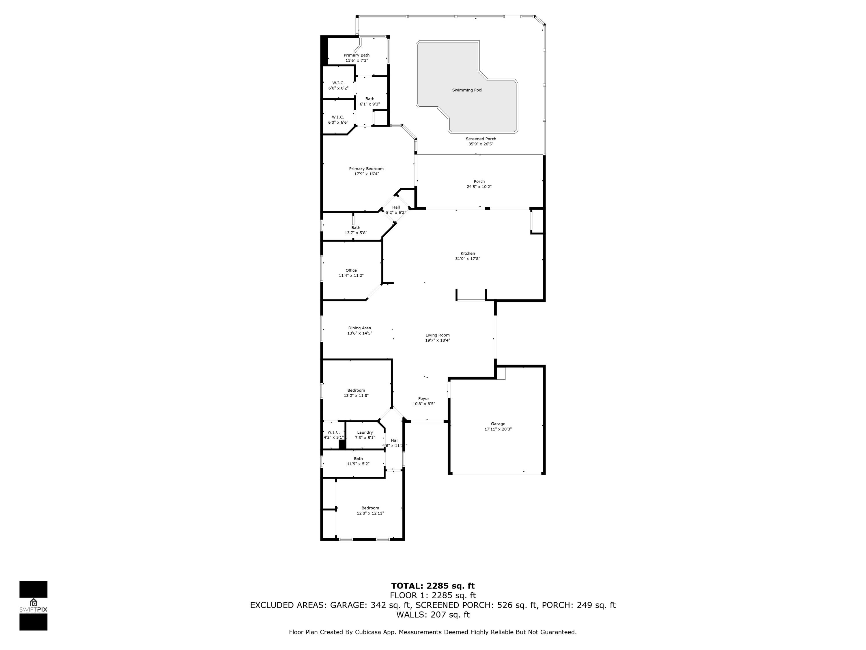 6809 Portside Drive Boca Raton, FL 33496 - Photo 43 of 43 Floor Plan