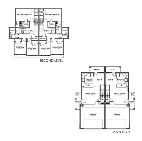 a view of a kitchen from the hallway