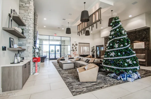 a view of a living room