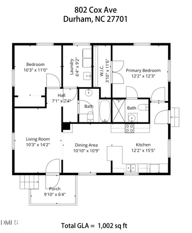 $265,000 | 802 Cox Avenue, Durham, NC 27701