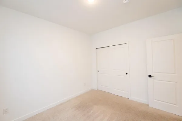 a view of a garage room