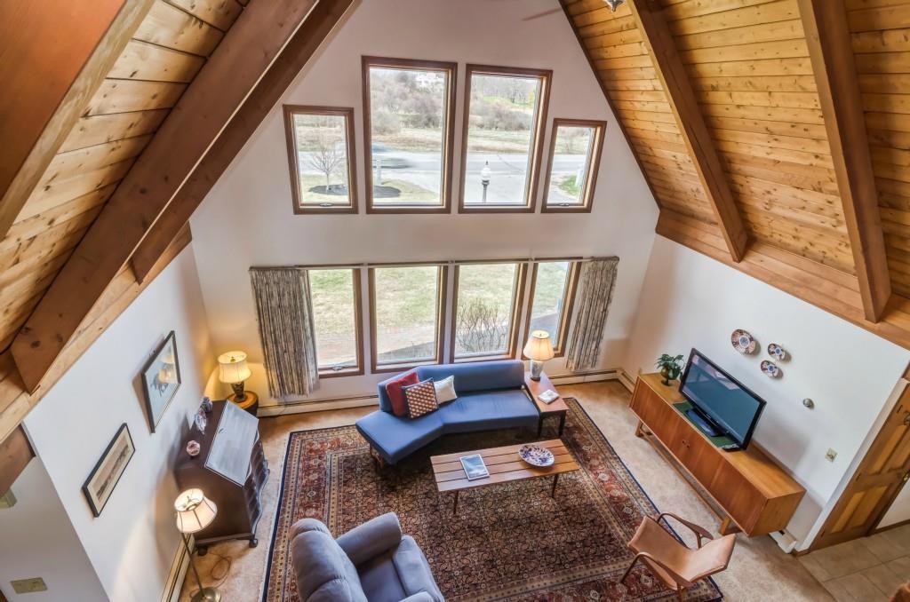 163 Spurwink Road Scarborough, ME 04074 - Photo 15 of 35 Living Room - view from Loft