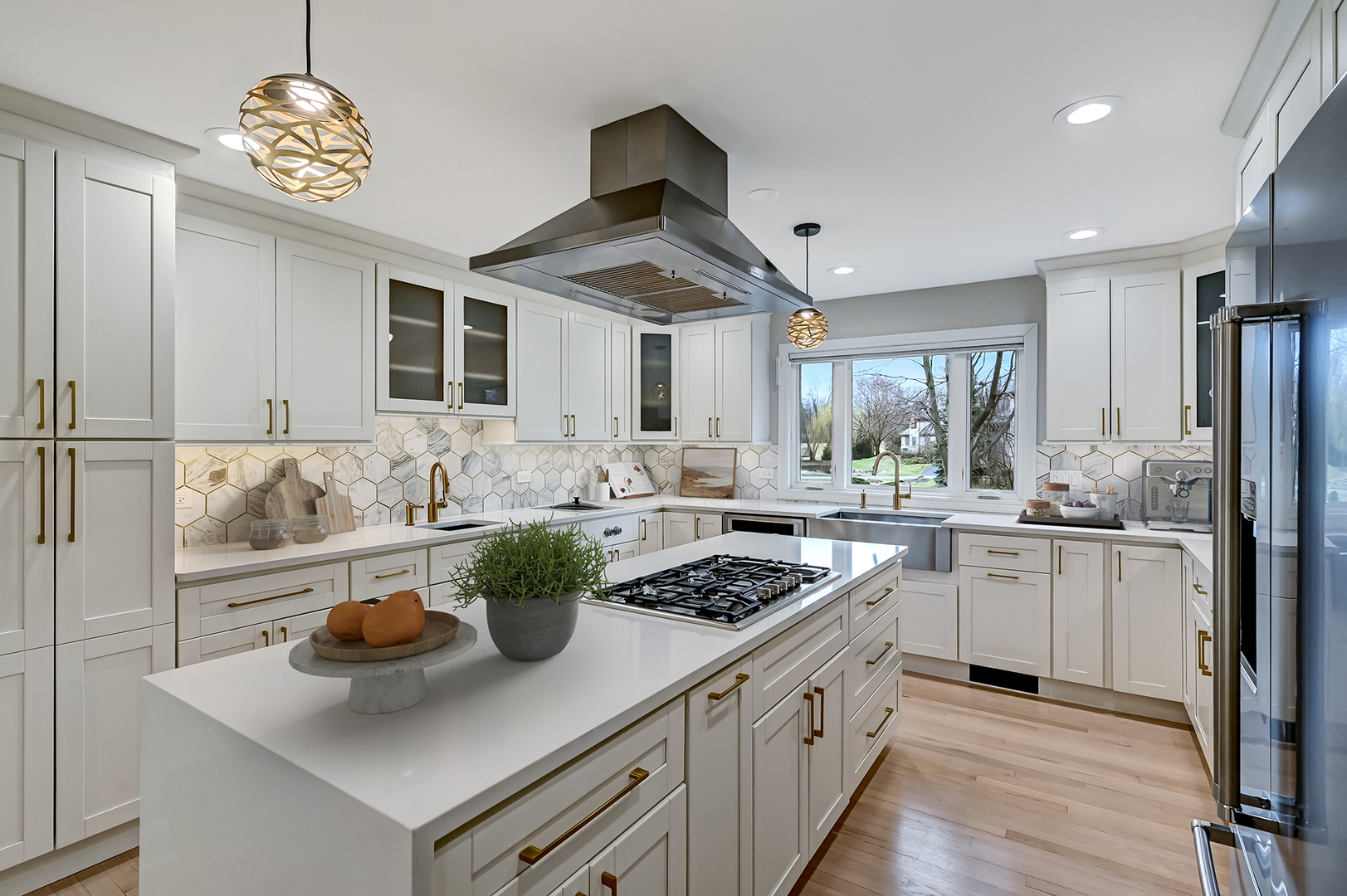 3220 Meyers Road Oak Brook, IL 60523 - Photo 11 of 43 a kitchen with stainless steel appliances granite countertop a sink stove and refrigerator