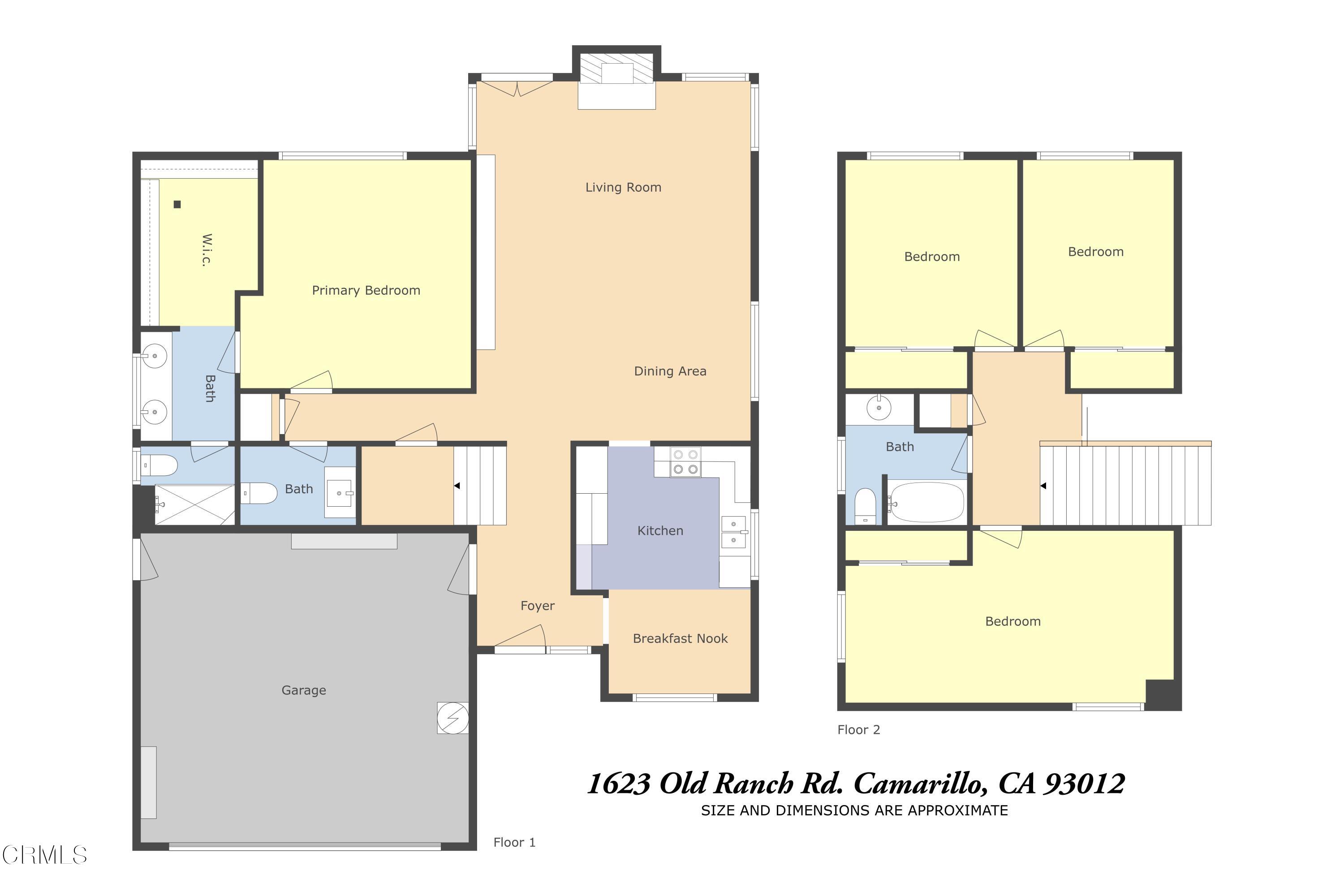 1623 Old Ranch Road Camarillo, CA 93012 - Photo 27 of 27 1-Floor Plan