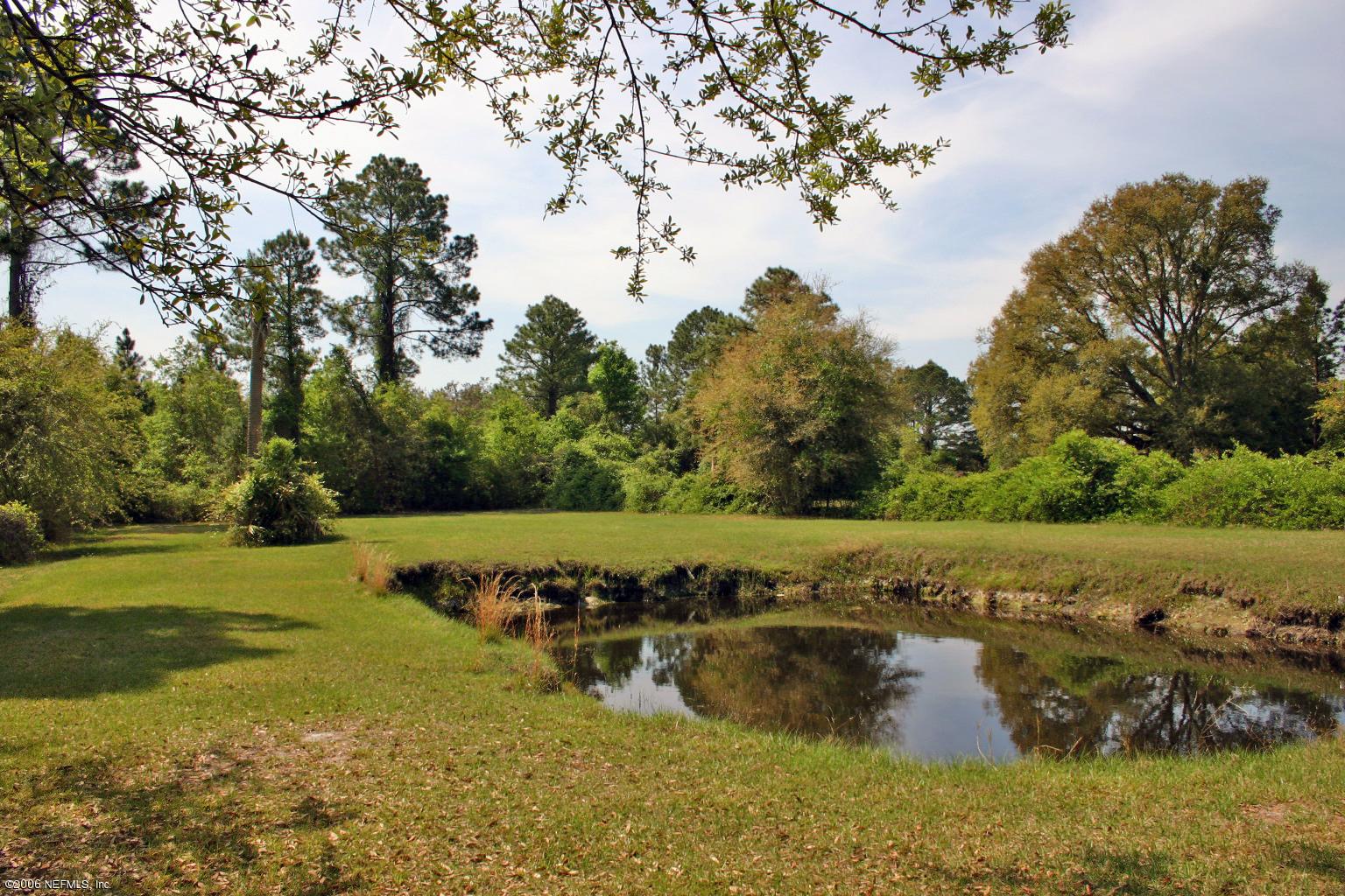 16231 Shark Road West Jacksonville, FL 32226 - Photo 3 of 10 a view of a lake with a yard and trees