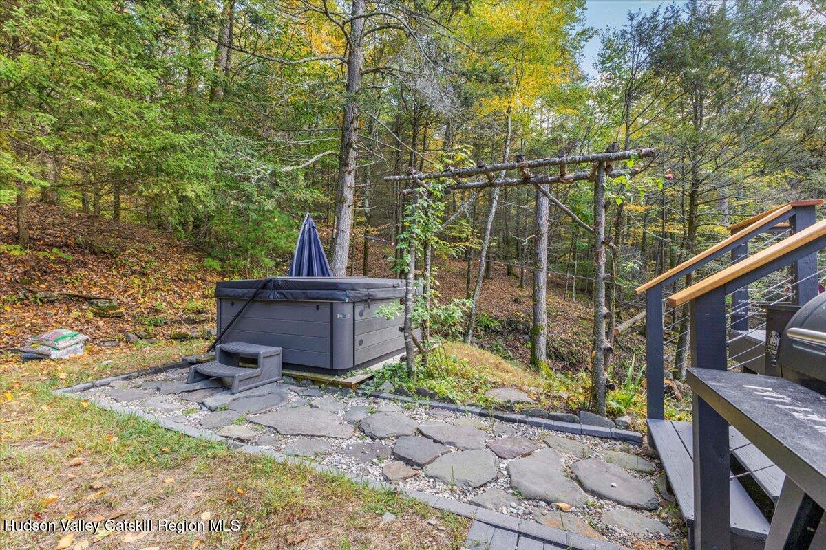 26 Carle Road Mount Tremper, NY 12457 - Photo 48 of 65 34-Hot Tub w_ heated stone walkway