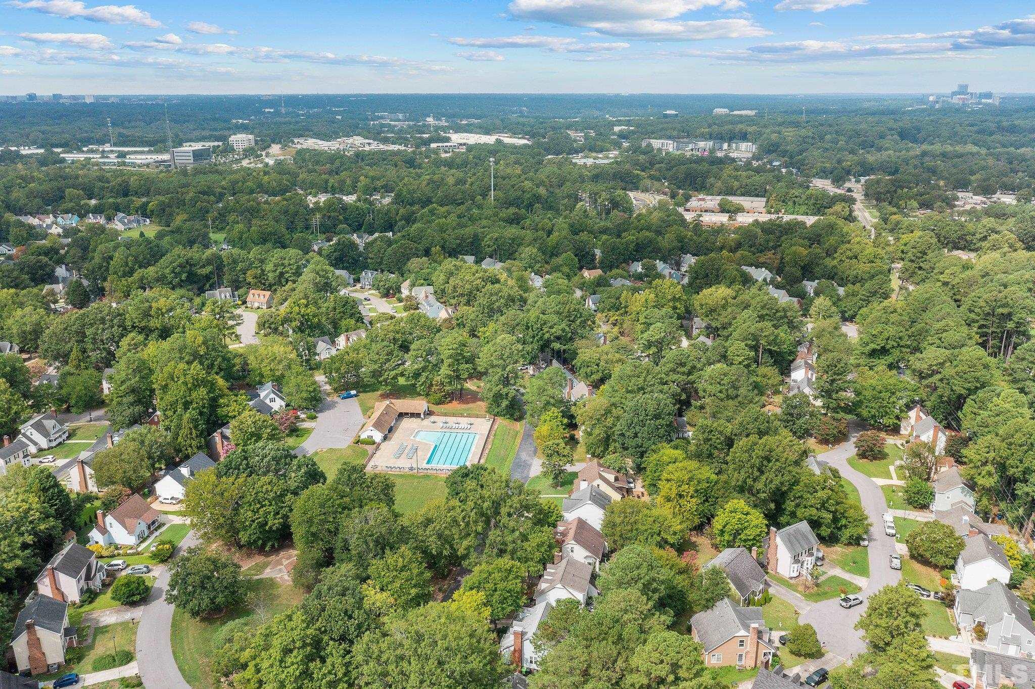3308 Gatcombe Place Raleigh, NC 27604 - Photo 33 of 43 a view of a city