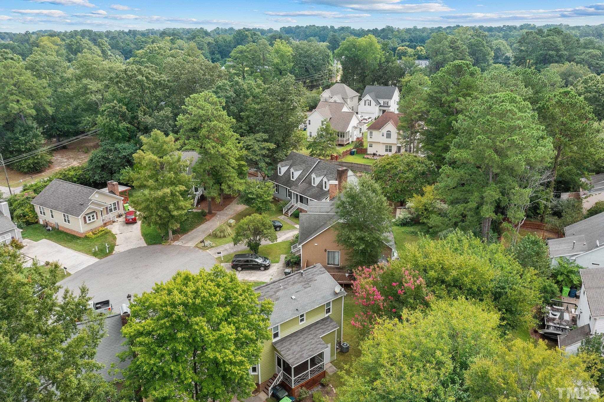 3308 Gatcombe Place Raleigh, NC 27604 - Photo 35 of 43 an aerial view of multiple house