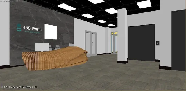 a bed room with a bed and a walk in closet