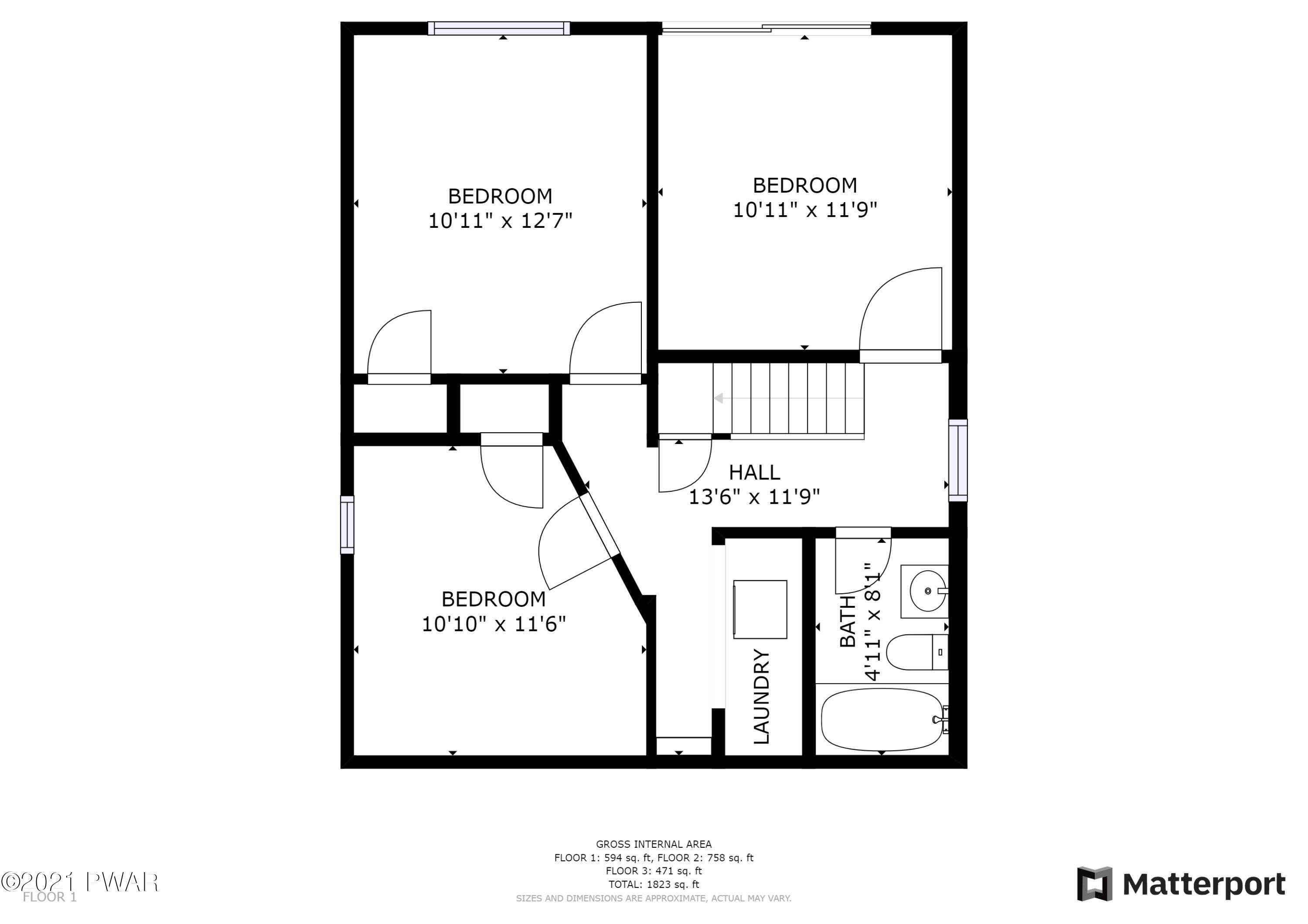 154 Tanager Road Lackawaxen, PA 18435 - Photo 35 of 37 Lower Level Floor Plan