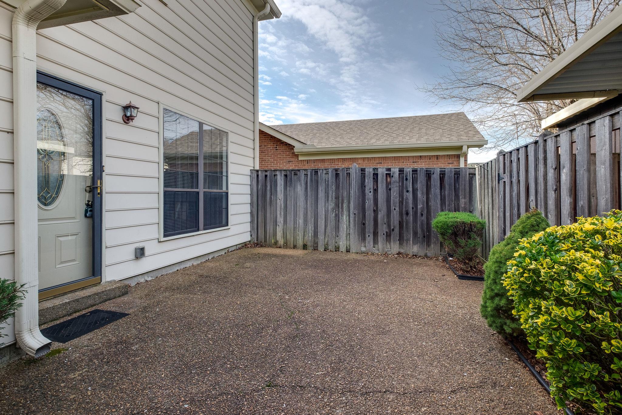 1111 General George Patton Road Nashville, TN 37221 - Photo 26 of 29 Private Courtyard Area w/ Privacy Fence