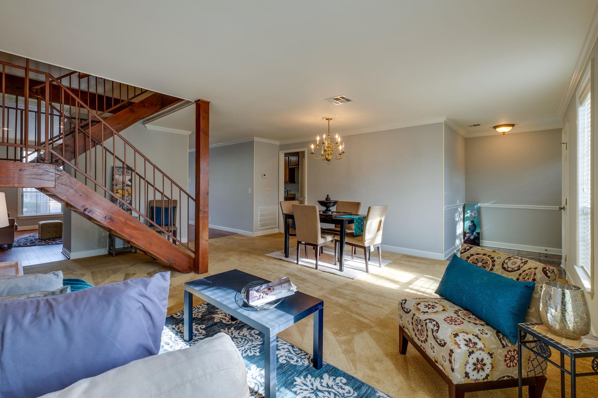 1111 General George Patton Road Nashville, TN 37221 - Photo 4 of 29 Great Room w/ Open Staircase