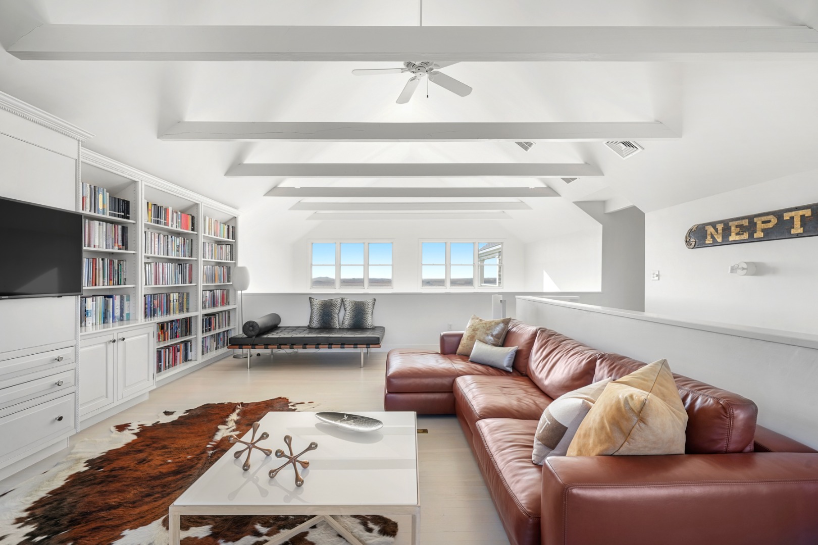 5 Cudweed Road Nantucket, MA 02554 - Photo 21 of 31 2nd floor lofted living room