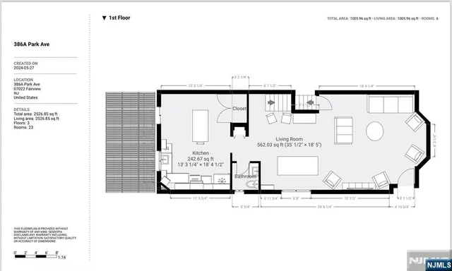 $860,000 | 386 A Park Avenue, Fairview, NJ 07022