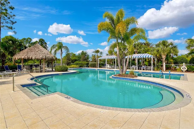 a view of a playground with basketball court