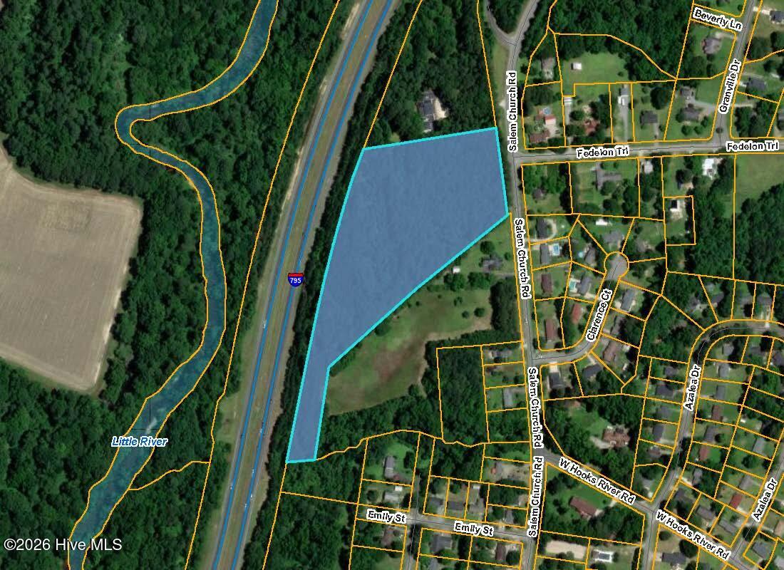 0 Salem Church Road Goldsboro, NC 27530 - Photo 1 of 1 Aerial - Tax Map