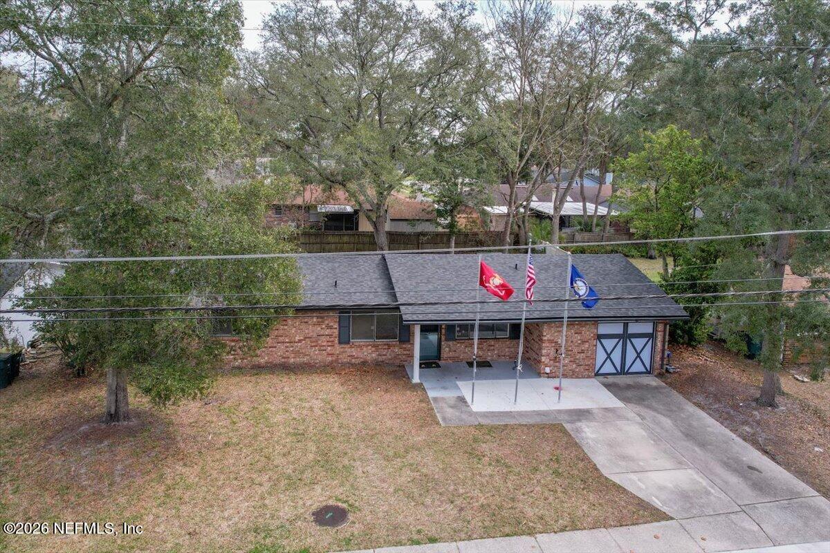 3643 Eunice Road Jacksonville, FL 32250 - Photo 3 of 29 01-Aerial Front