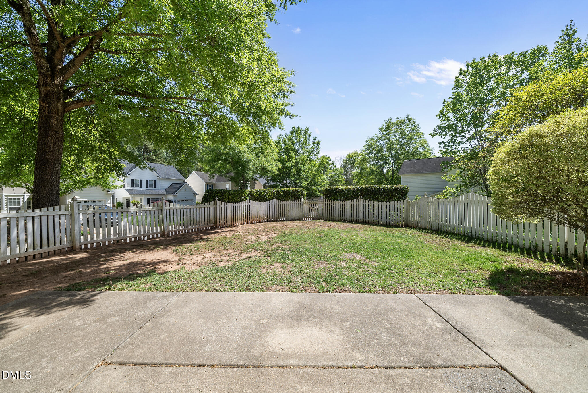 1024 Goldmist Lane Durham, NC 27713 - Photo 39 of 46 a view of backyard with green space