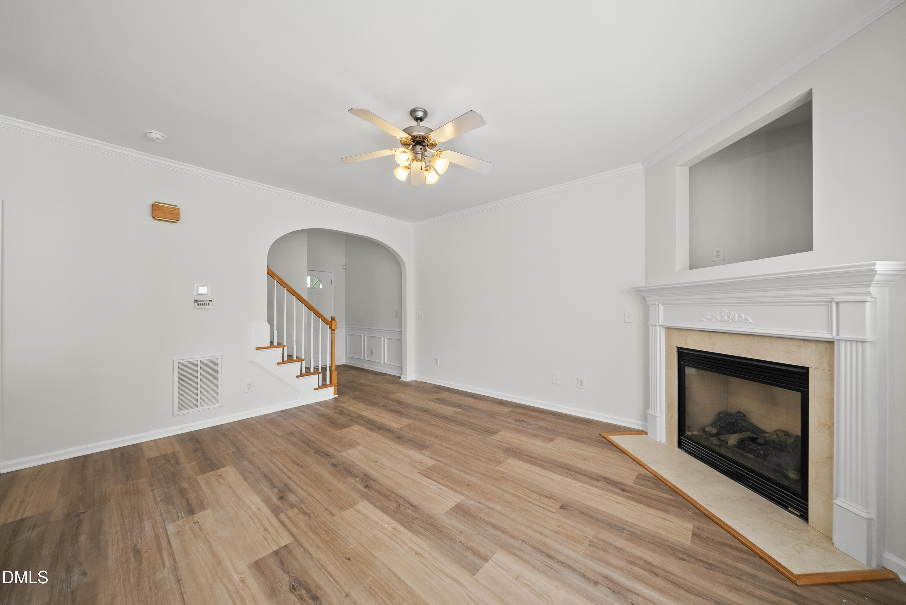 1024 Goldmist Lane Durham, NC 27713 - Photo 7 of 46 a view of empty room with a fireplace